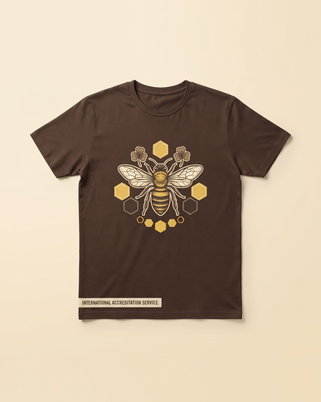 Queen Bee Tee in Hive Brown, view 1
