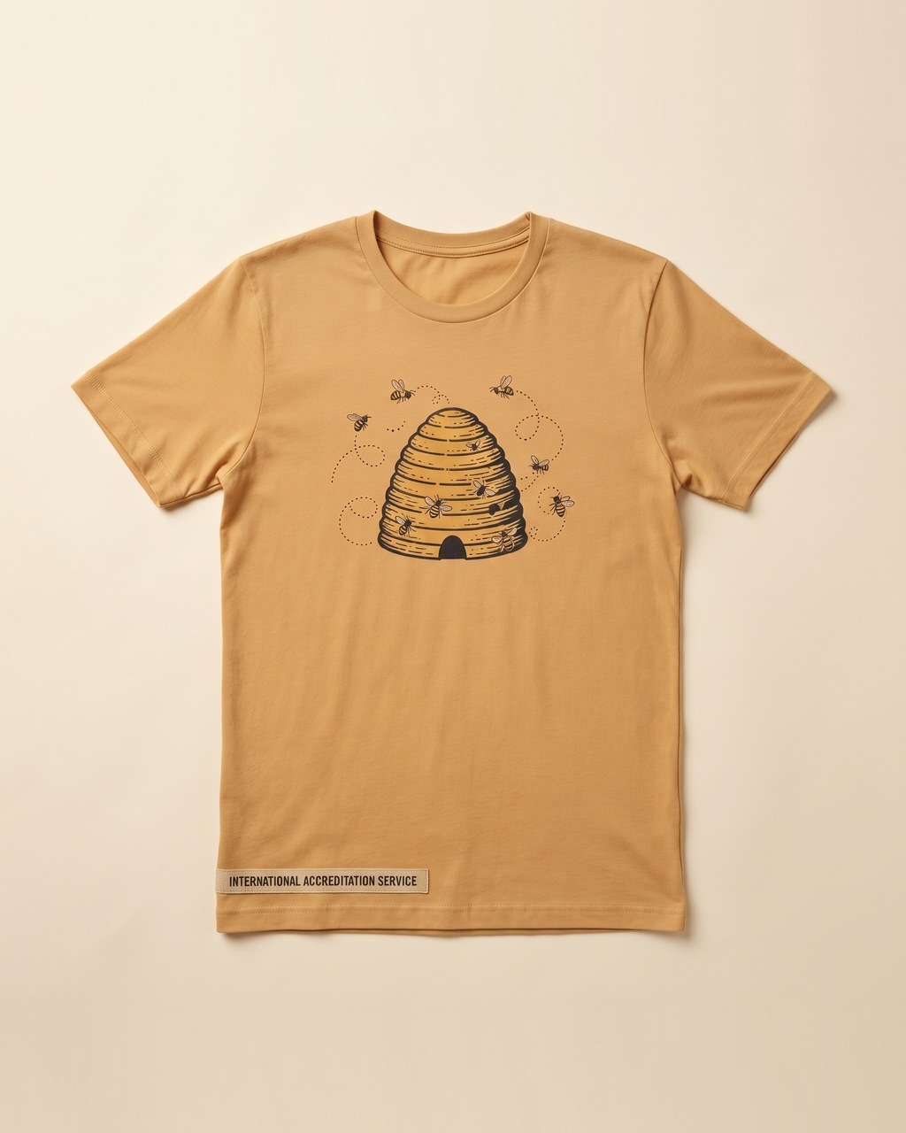 Skep Hive Tee in Honey Amber