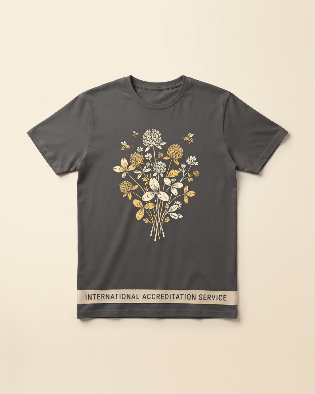 Wildflower Meadow Tee in Charcoal